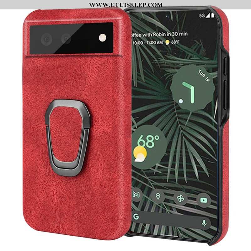 Etui do Google Pixel 6 Pro Pierścień Elegance Z Efektem Skóry — Nowe Kolory